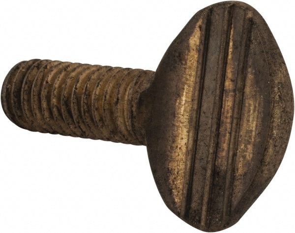 Brass Thumb Screw: 5/16-18, Oval Head