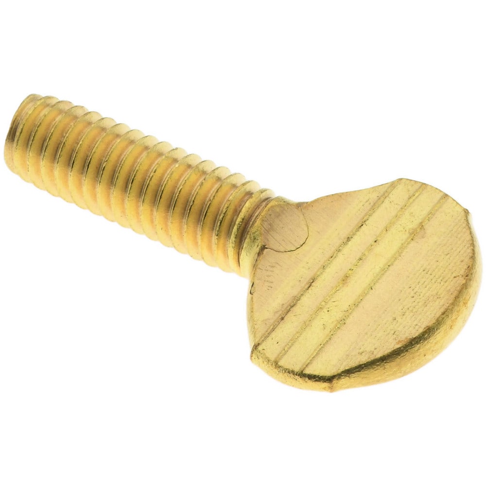 Brass Thumb Screw: 5/16-18, Oval Head