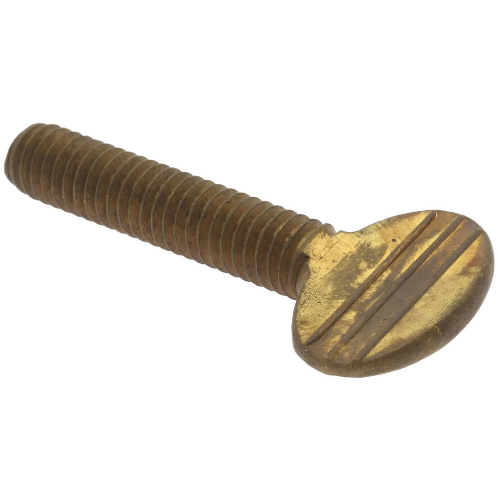 Brass Thumb Screw: 5/16-18, Oval Head
