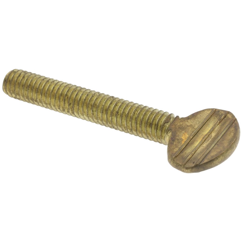 Brass Thumb Screw: 5/16-18, Oval Head