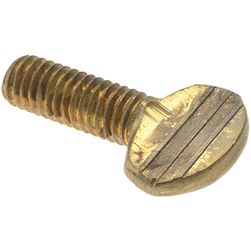Brass Thumb Screw: 3/8-16, Oval Head