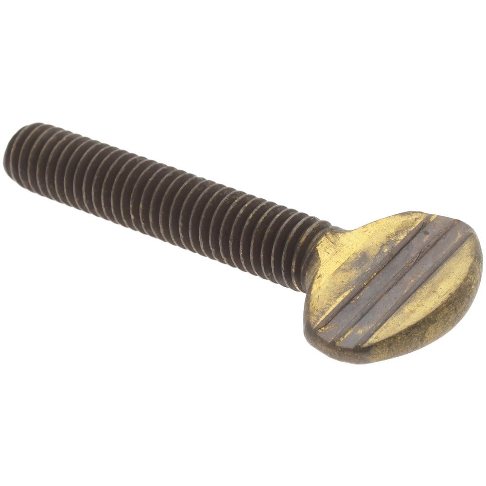 Brass Thumb Screw: 3/8-16, Oval Head