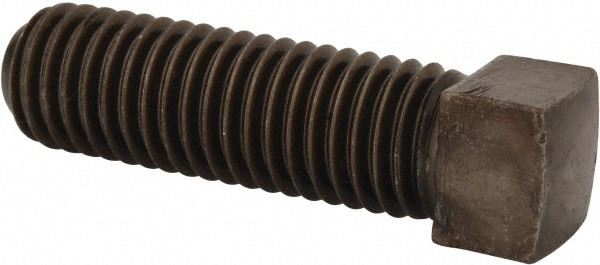 Set Screw: 5/8-11 x 2", Cup Point, Steel, Grade 2