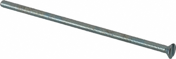 Value Collection FLMS0080400CZ Machine Screw: #8-32 x 4", Flat Head, Slotted Image