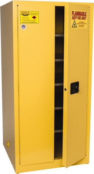 2 Door 5 Shelf 96 Gal Safety Cabinet for Flammable & Combustible Liquids