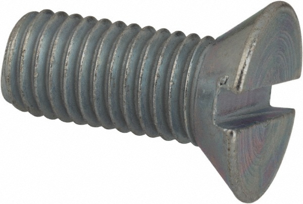 Value Collection 1510MSF Machine Screw: 1/4-28 x 5/8", Flat Head, Slotted Image