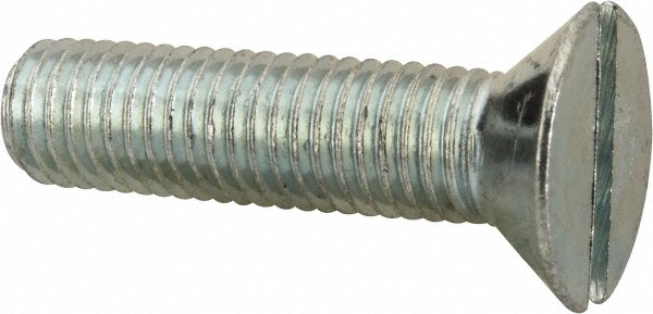 Value Collection 1516MSF Machine Screw: 1/4-28 x 1", Flat Head, Slotted Image