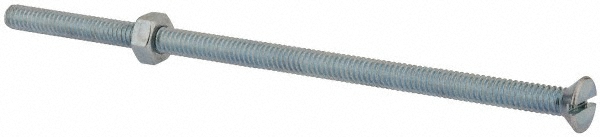 Value Collection 1496MSFNH Machine Screw: 1/4-20 x 6", Flat Head, Slotted Image