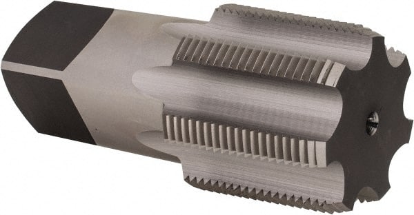 OSG 1310900 Standard Pipe Tap: 1-1/2 - 11-1/2, NPT, 7 Flutes, High Speed Steel, Bright/Uncoated 