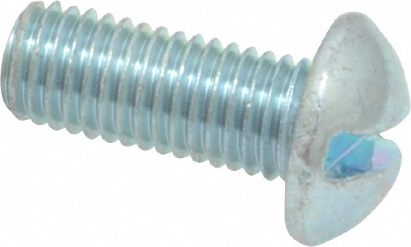 Value Collection 1510MSR Machine Screw: 1/4-28 x 5/8", Round Head, Slotted Image