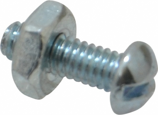 Value Collection 0808MSRNH Machine Screw: #8-32 x 1/2", Round Head, Slotted Image