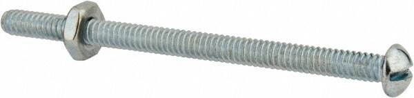 Value Collection RDSB0190300CZ Machine Screw: #10-24 x 3", Round Head, Slotted Image