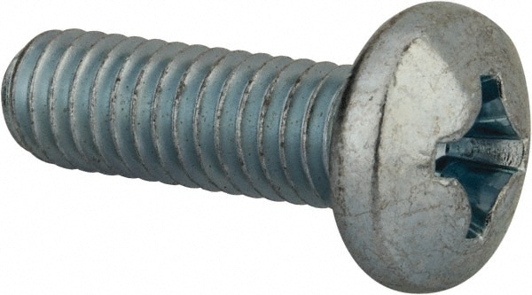 Value Collection PPMS0310100CZ Machine Screw: 5/16-18 x 1", Pan Head, Phillips Image