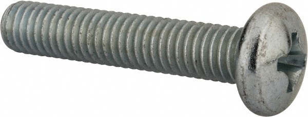 Value Collection PPMS0380200CZ Machine Screw: 3/8-16 x 2", Pan Head, Phillips Image