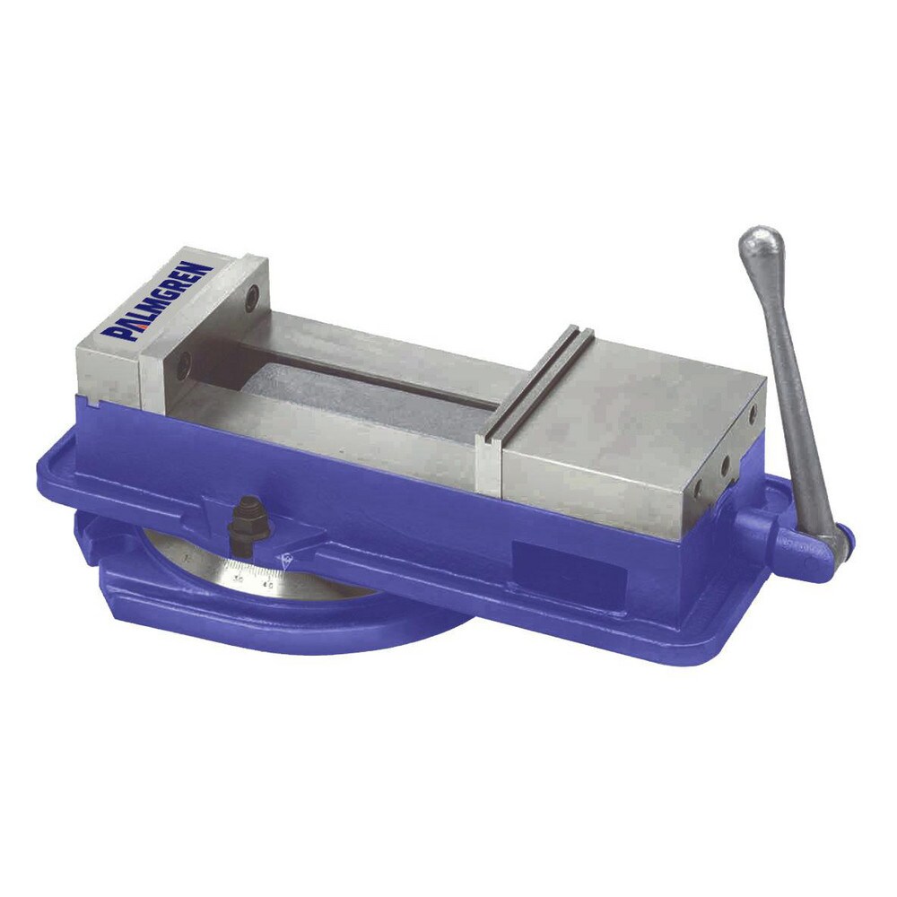 Machine Vise: 6" Jaw Width, Horizontal, Swivel Base