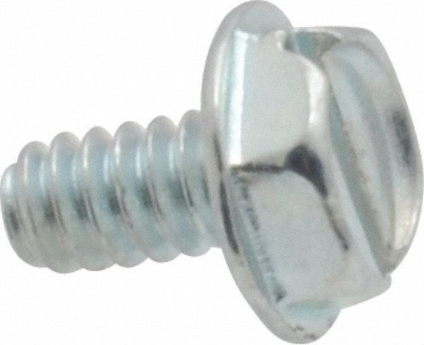 Value Collection CCP66008USBM Machine Screw: #6-32 x 1/4", Hex Washer Head, Slotted Image