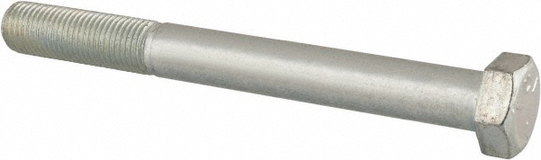 Made in USA 30239 Hex Head Cap Screw: 3/8-24 x 3-1/2", Grade 5 Steel, Zinc-Plated Image