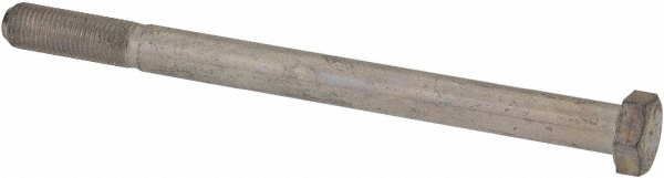 Made in USA MSC30243 Hex Head Cap Screw: 3/8-24 x 5", Grade 5 Steel, Zinc-Plated Image