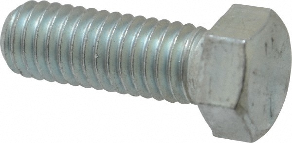 Made in USA MSC30080 Hex Head Cap Screw: 7/16-14 x 1-1/4", Grade 5 Steel, Zinc-Plated Image