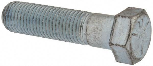 Made in USA MSC30257 Hex Head Cap Screw: 7/16-20 x 1-3/4", Grade 5 Steel, Zinc-Plated Image