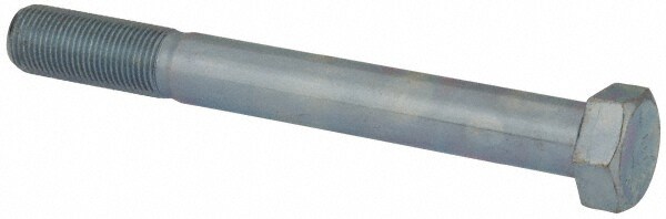 Hex Head Cap Screw: 5/8-18 x 5-1/2", Grade 5 Steel, Zinc-Plated