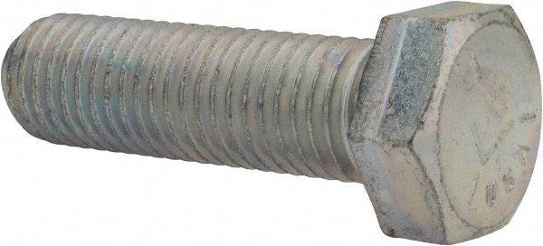 Made in USA - Hex Head Cap Screw: 3/4-10 x 2″, Grade 5 Steel, Zinc