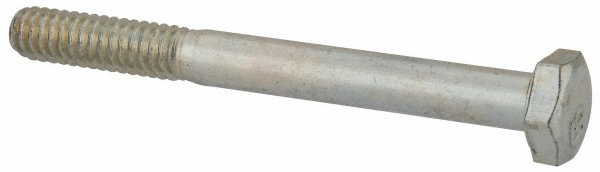 Value Collection 403030PR Hex Head Cap Screw: 1/4-20 x 2-1/2", Grade 2 Steel, Zinc-Plated Image