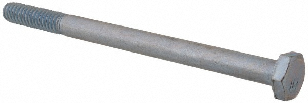 Value Collection 403038PR Hex Head Cap Screw: 1/4-20 x 3-1/2", Grade 2 Steel, Zinc-Plated Image