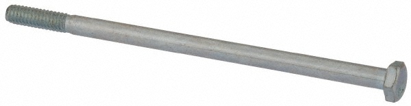 Value Collection 403046PR Hex Head Cap Screw: 1/4-20 x 5", Grade 2 Steel, Zinc-Plated Image