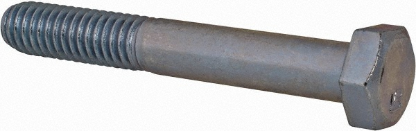 Value Collection 403070P Hex Head Cap Screw: 5/16-18 x 2-1/4", Grade 2 Steel, Zinc-Plated Image
