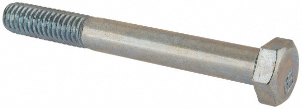 Value Collection 403074PS Hex Head Cap Screw: 5/16-18 x 2-3/4", Grade 2 Steel, Zinc-Plated Image