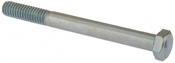 Value Collection 403078PR Hex Head Cap Screw: 5/16-18 x 3-1/4", Grade 2 Steel, Zinc-Plated Image