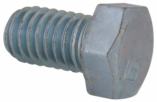 Value Collection 403096PR Hex Head Cap Screw: 3/8-16 x 5/8", Grade 2 Steel, Zinc-Plated Image