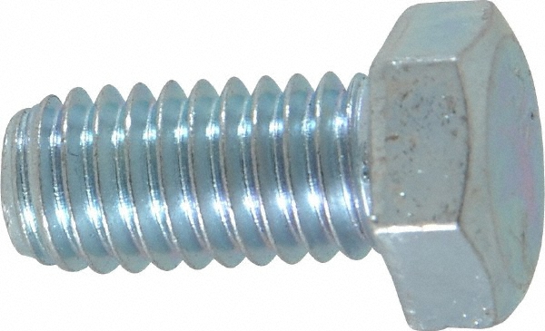 Value Collection 403098PR Hex Head Cap Screw: 3/8-16 x 3/4", Grade 2 Steel, Zinc-Plated Image