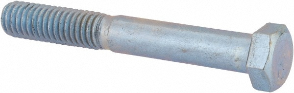 Value Collection 403120PR Hex Head Cap Screw: 3/8-16 x 2-3/4", Grade 2 Steel, Zinc-Plated Image