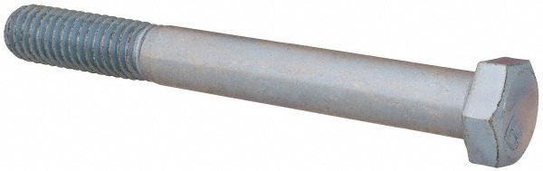 Value Collection 403124PR Hex Head Cap Screw: 3/8-16 x 3-1/4", Grade 2 Steel, Zinc-Plated Image