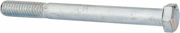 Value Collection 403128PR Hex Head Cap Screw: 3/8-16 x 3-3/4", Grade 2 Steel, Zinc-Plated Image
