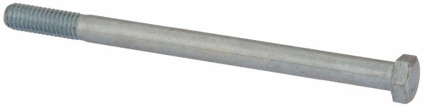 Value Collection 403138PS Hex Head Cap Screw: 3/8-16 x 5-1/2", Grade 2 Steel, Zinc-Plated Image