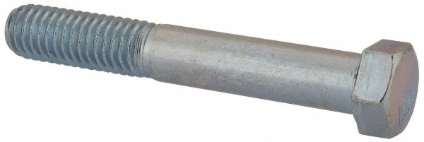Value Collection 403158PS Hex Head Cap Screw: 7/16-14 x 3", Grade 2 Steel, Zinc-Plated Image