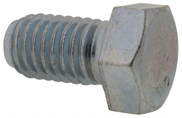 Value Collection 403178PR Hex Head Cap Screw: 1/2-13 x 7/8", Grade 2 Steel, Zinc-Plated Image