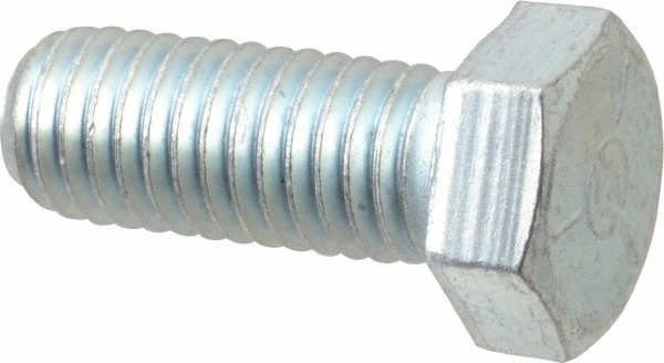 Value Collection 403182PR Hex Head Cap Screw: 1/2-13 x 1-1/4", Grade 2 Steel, Zinc-Plated Image