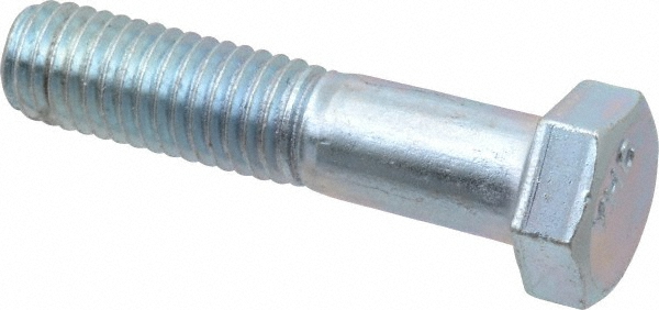 Value Collection 403190PR Hex Head Cap Screw: 1/2-13 x 2-1/4", Grade 2 Steel, Zinc-Plated Image
