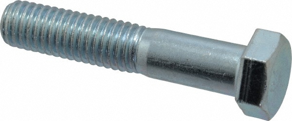 Value Collection 403192PR Hex Head Cap Screw: 1/2-13 x 2-1/2", Grade 2 Steel, Zinc-Plated Image