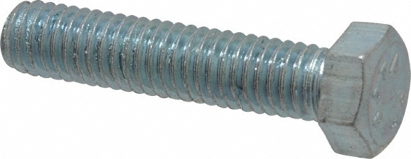 Value Collection LCFT0380175CZ Hex Head Cap Screw: 3/8-16 x 1-3/4", Grade 2 Steel, Zinc-Plated Image