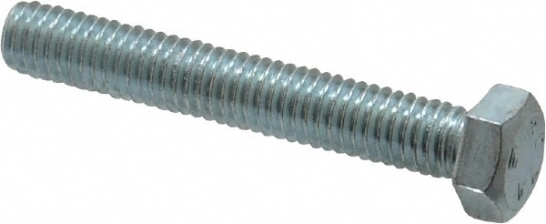 Value Collection R50000160 Hex Head Cap Screw: 3/8-16 x 2-1/2", Grade 2 Steel, Zinc-Plated Image