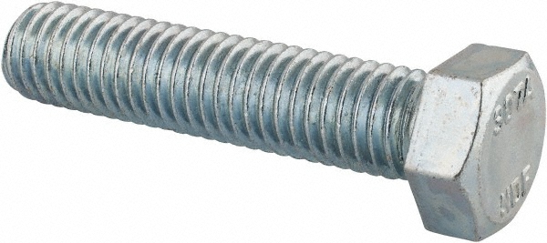 Value Collection 500176PR Hex Head Cap Screw: 1/2-13 x 2-1/4", Grade 2 Steel, Zinc-Plated Image