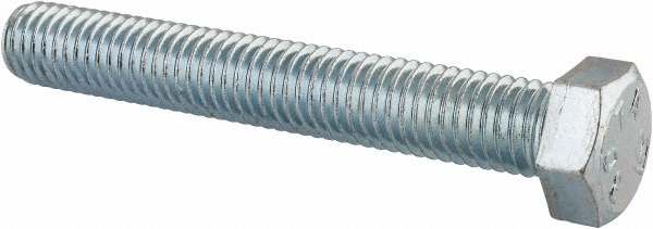Value Collection 500184PR Hex Head Cap Screw: 1/2-13 x 3-1/2", Grade 2 Steel, Zinc-Plated Image
