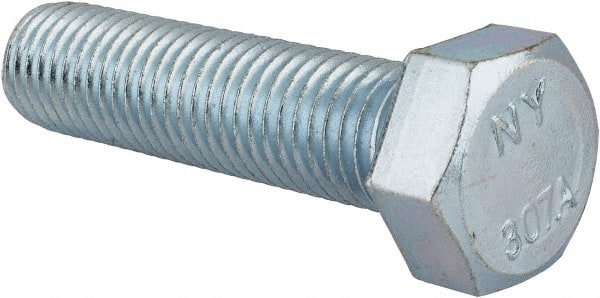 Zinc Plated Steel Cap Screw Hex Bolts Select Size 3/4"-10 Hex Cap Screws 