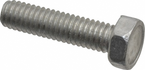 Value Collection 3120CHAL Hex Head Cap Screw: 5/16-18 x 1-1/4", Grade 2024T4 Aluminum Image
