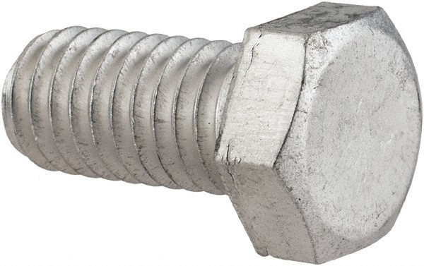 Value Collection 3712CHAL Hex Head Cap Screw: 3/8-16 x 3/4", Grade 2024T4 Aluminum Image